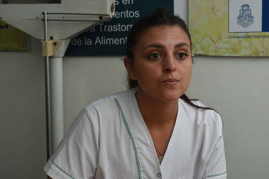 Lucía Panicali es psicóloga (M.P. N.º 2424) y es parte del equipo de profesionales de la Fundación centro. Crédito: Guillermo Di Salvatore.