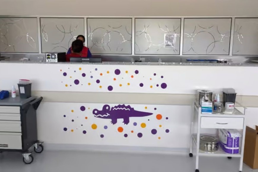 Un espacio amable y empático para recibir a los pacientes. Créditos: Jorge Pavia