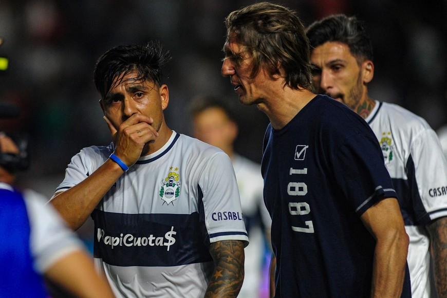 Preocupación en Gimnasia por el duelo del viernes. Crédito: Télam