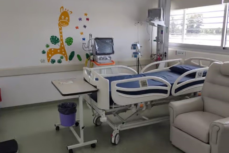 En total son cinco camas equipadas con todo lo necesario para brindar respuestas de alta complejidad. Créditos: Jorge Pavia