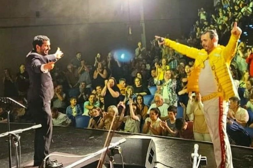 Puesta en escena del Coro de la Merced, con la interpretación de Andrés Novero.