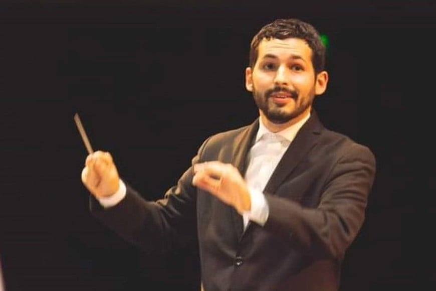 El director del Coro de Nuestra Señora de la Merced, Rodrigo Naffa.