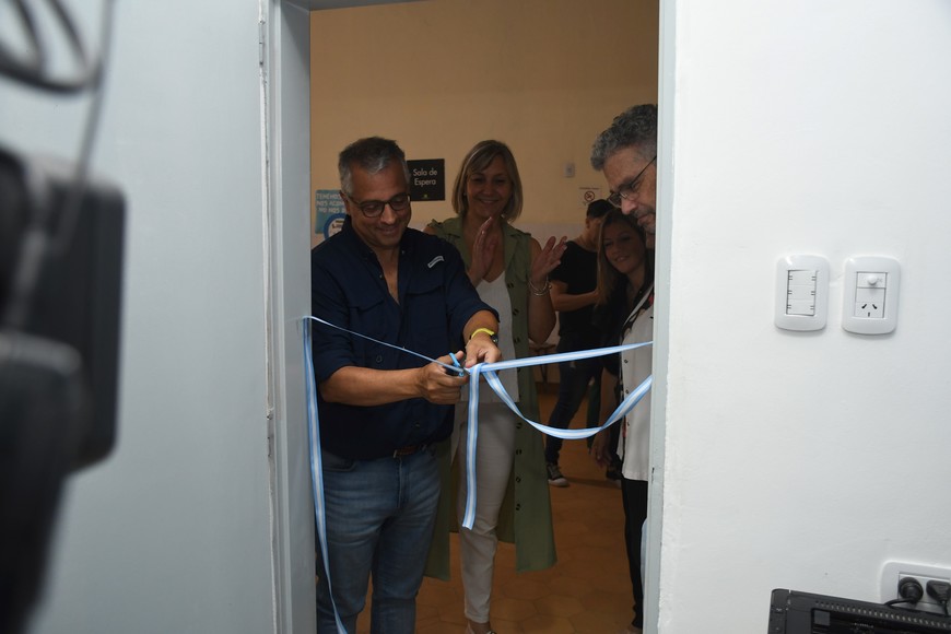 La refuncionalización de sectores en el Sayago incluyó cortes de cintas. Crédito: Mauricio Garín.