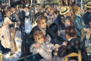 Fragmento de “Baile en el Moulin de la Galette”, óleo sobre lienzo de estilo impresionista que Renoir creó en 1876.
Foto: Museo de Orsay