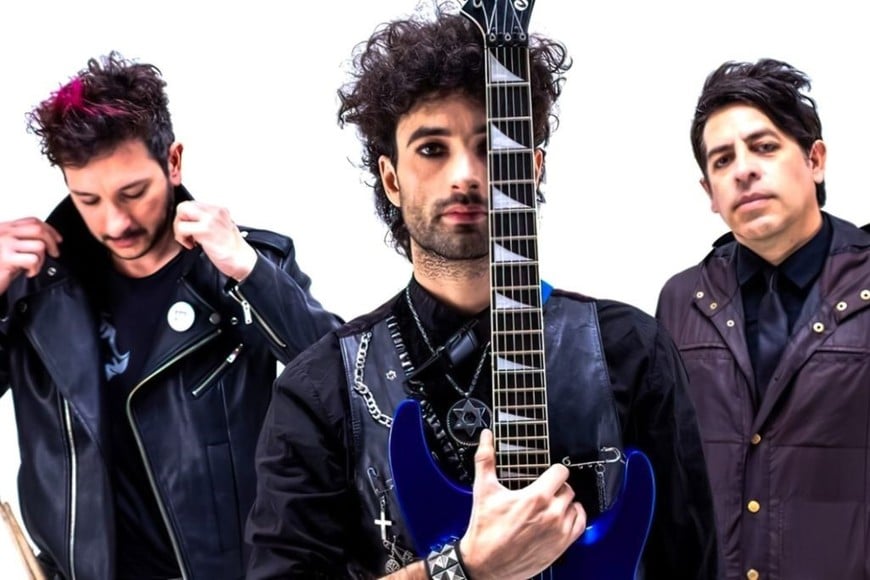 El Cuarto Soda, banda homenaje a Soda Stereo: Gabriel Muscio, Brian Tolenti y Pol Walls