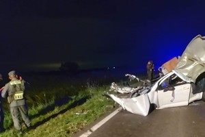 Como consecuencia del siniestro el tránsito por la ruta estuvo interrumpido varias horas. Crédito: El Litoral