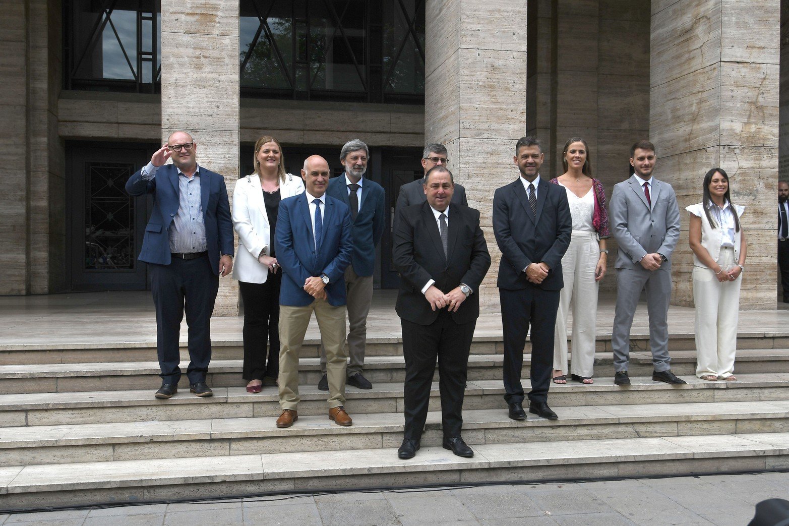 El Gabinete Municipal que eligió el nuevo intendente de la ciudad de Santa Fe. Foto Mauricio Garín