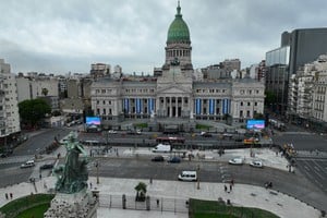 El Congreso de la Nación a menos de un día de la asunción. Crédito: Fernando Nicola