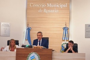 Pablo Javkin comienza su segundo mandato como intendente de Rosario. 
