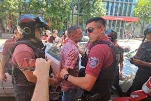 El momento de la detención.