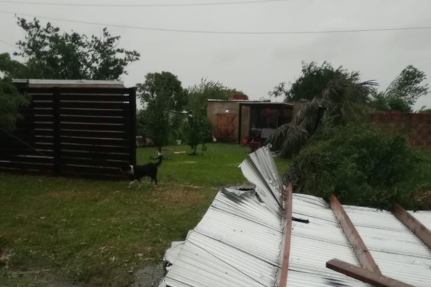 Parte de los destrozos. Crédito: Municipalidad de Villaguay