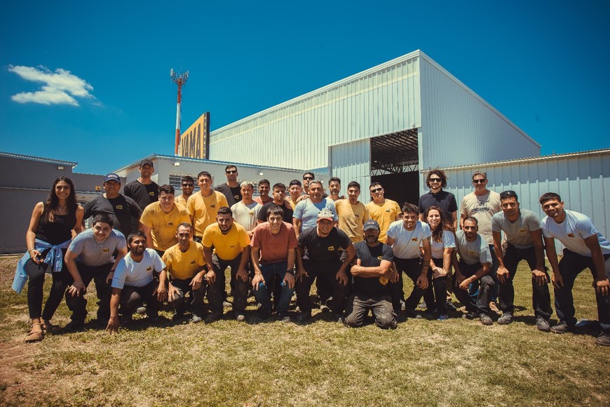 Plantel completo de la empresa VAMA