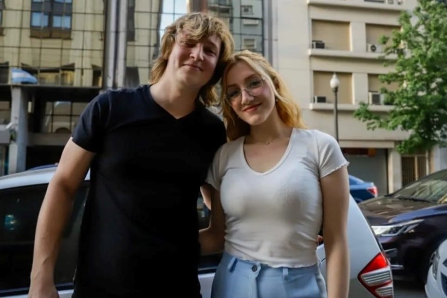 Iñaki Gutiérrez y Eugenia Rolón.