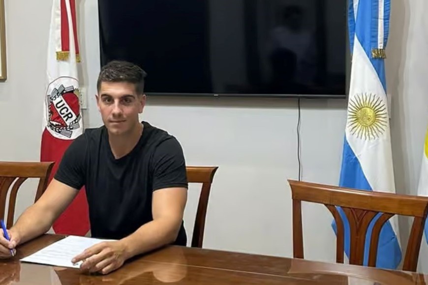 Guillermo Gallo, concejal electo y presidente de la Juventud Radical santafesina. Foto: Gentileza