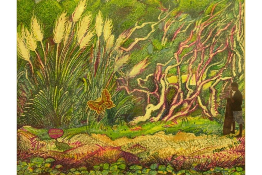 Richard Pautasso: “Las colas del zorro y las rama enmarañadas”: una muestra de su manejo del color.