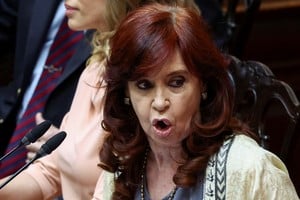 Argentine Vice President Cristina Fernandez de Kirchner reacts, before the session of the legislative assembly at the National Congress, in Buenos Aires, Argentina, November 29, 2023. REUTERS/Agustin Marcarian