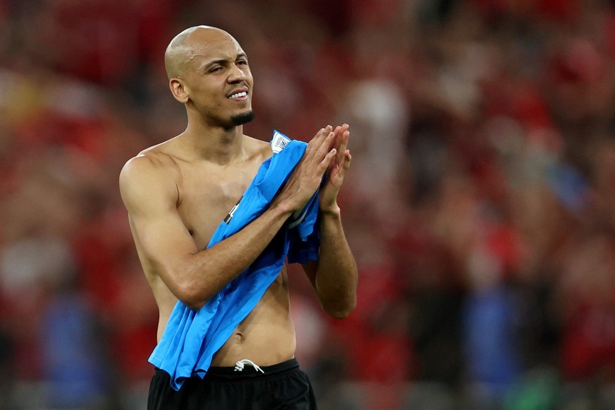 Soccer Football - Club World Cup - Second Round - Al Ahly v Al Ittihad - King Abdullah Sports City, Jeddah, Saudi Arabia - December 15, 2023 
Al Ittihad's Fabinho looks dejected after the match REUTERS/Amr Abdallah Dalsh