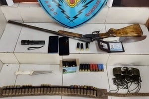 Algunos de los elementos secuestrados