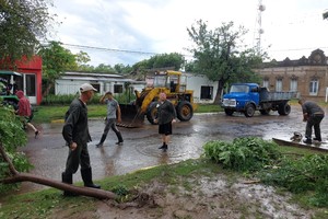 Parte de las consecuencias del temporal en el departamento San Javier.