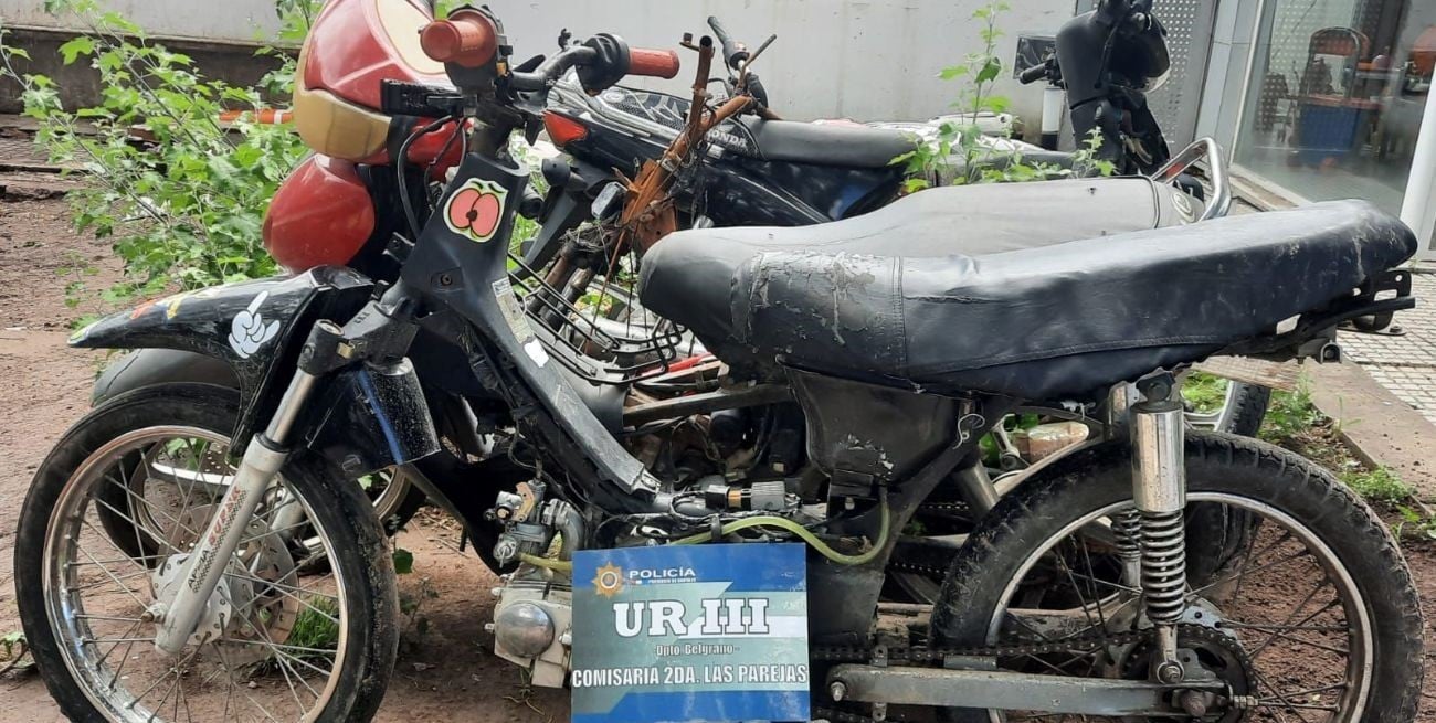Recuperan 16 motos que habían sido robadas