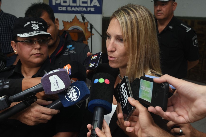 “Necesitamos una conducción muy firme y clara para saber cuáles son las órdenes y las cosas que hay que hacer en territorio”, destacó la secretaria Coudannes. Crédito: Guillermo Di Salvatore