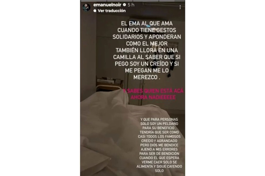 Posteo que luego borro de sus redes