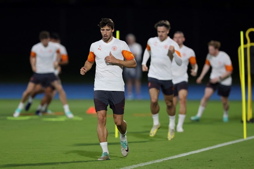 Soccer Football - Club World Cup - Semi-Final - Manchester City Training - Jeddah, Saudi Arabia - December 18, 2023
Manchester City's Ruben Dias during training REUTERS/Amr Abdallah Dalsh