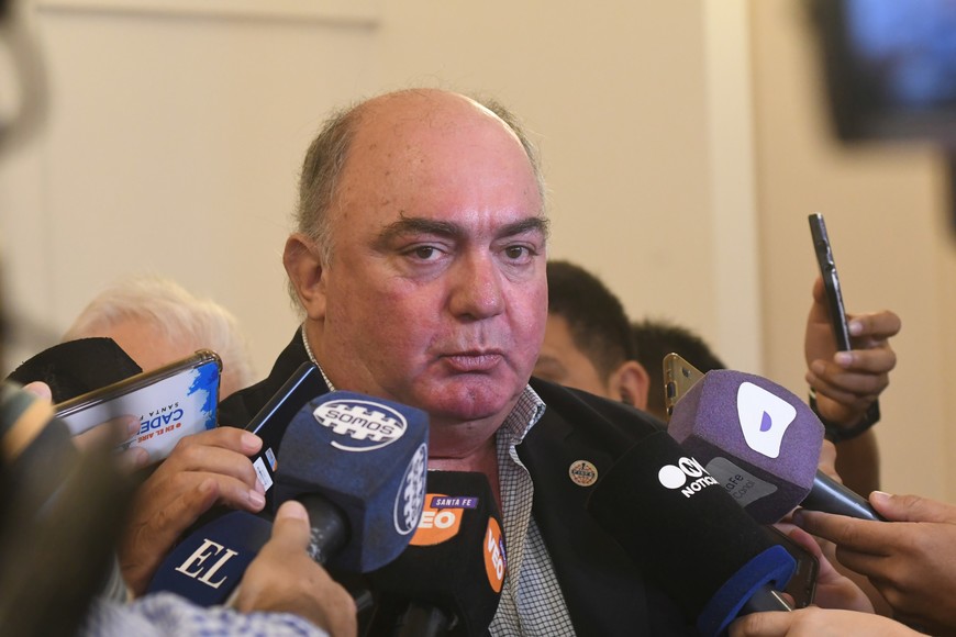 Javier Martín,  presidente de la Federación Industrial de Santa Fe. Crédito: Mauricio Garín