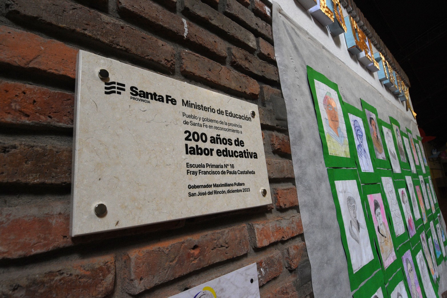 La escuela primaria Nro. 16 "Fray Francisco de Paula Castañeda" de San José del Rincón celebró sus 200 años de existencia. La institución, pionera en la educación pública en la provincia y el país, es un pilar fundamental de la sociedad rinconera. Foto: Pablo Aguirre