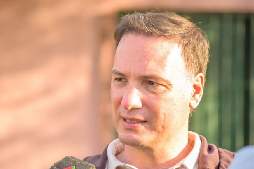 Lisandro Enrico, ministro de Obras Públicas.