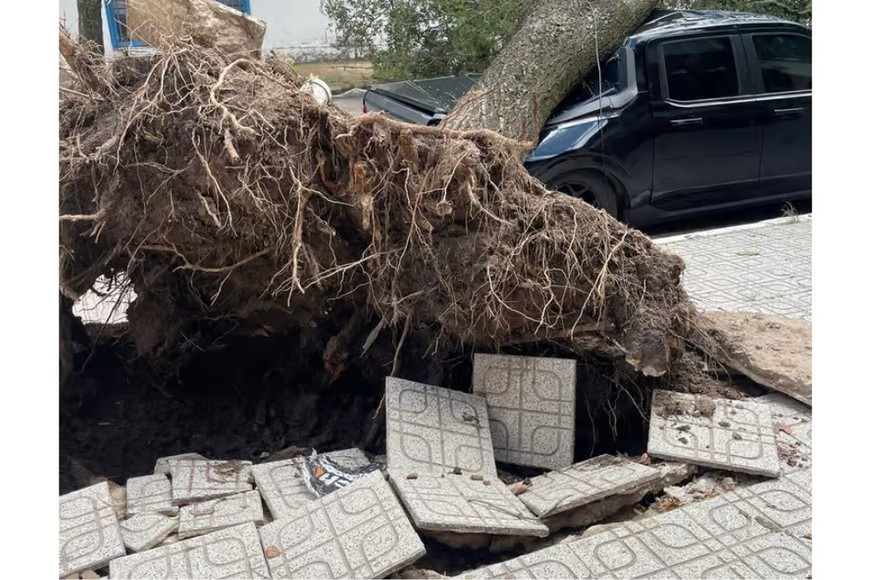 Fuerte temporal en la Nochebuena.