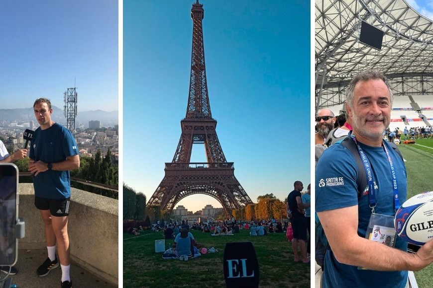 El Litoral presente en el Mundial de Rugby de Francia. Crédito: El Litoral / Misión Francia.