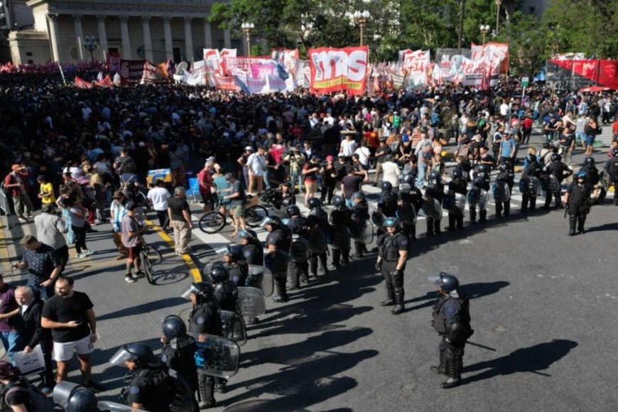 Manifestación del pasado 20 de diciembre en Buenos Aires. Crédito: Perfil
