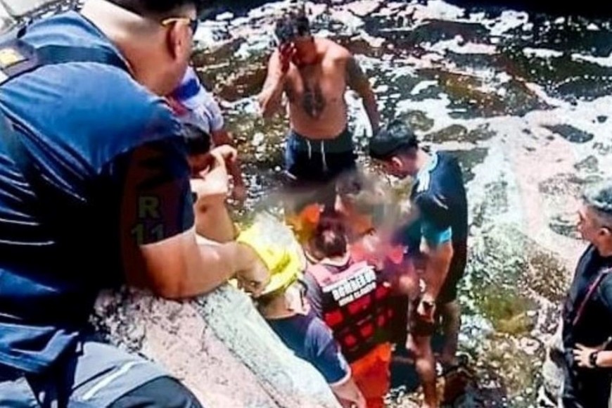 El hombre que falleció el viernes estaba en el balneario Los Elefantes, camino a Villa Cura Brochero,