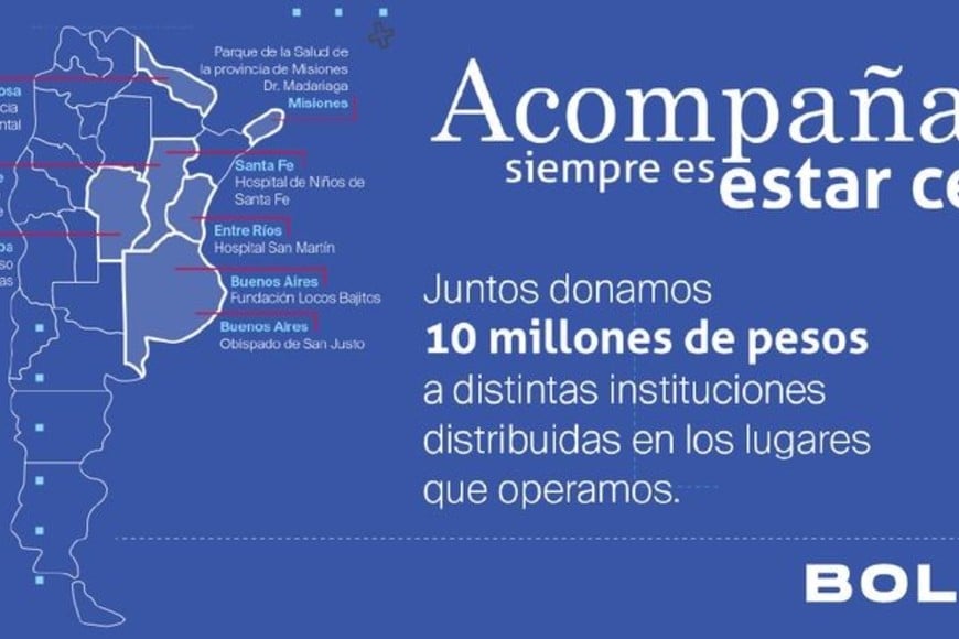 Es una política de la empresa contribuir con instituciones de referencia en los lugares donde operan y Santa Fe es parte de ese radar. Crédito: Grupo Boldt