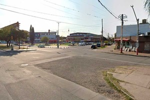 La zona donde se produjo el hecho que está siendo investigado.