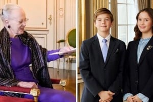 Cambio de era: mientras la reina atiende sus últimas obligaciones reales, los mellizos Vincent y Josephine -hijos menores del hasta ahora príncipe Gustavo de Dinamarca- cumplen 13 años.