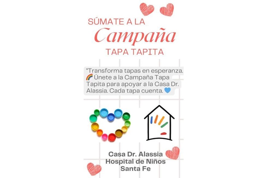 Aportá tu granito de arena y sumate a la campaña. Foto: Gentileza.