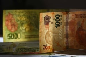 Los billetes de $ 1.000 y $ 500 pierden el poder de compra y el gobierno anunció el arribo de nuevas denominaciones. Foto: Mauricio Garín