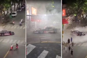 Varios testigos registraron las maniobras de "Marquitos".