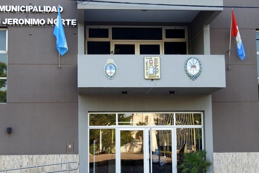La sede de gobierno en San Jerónimo Norte.