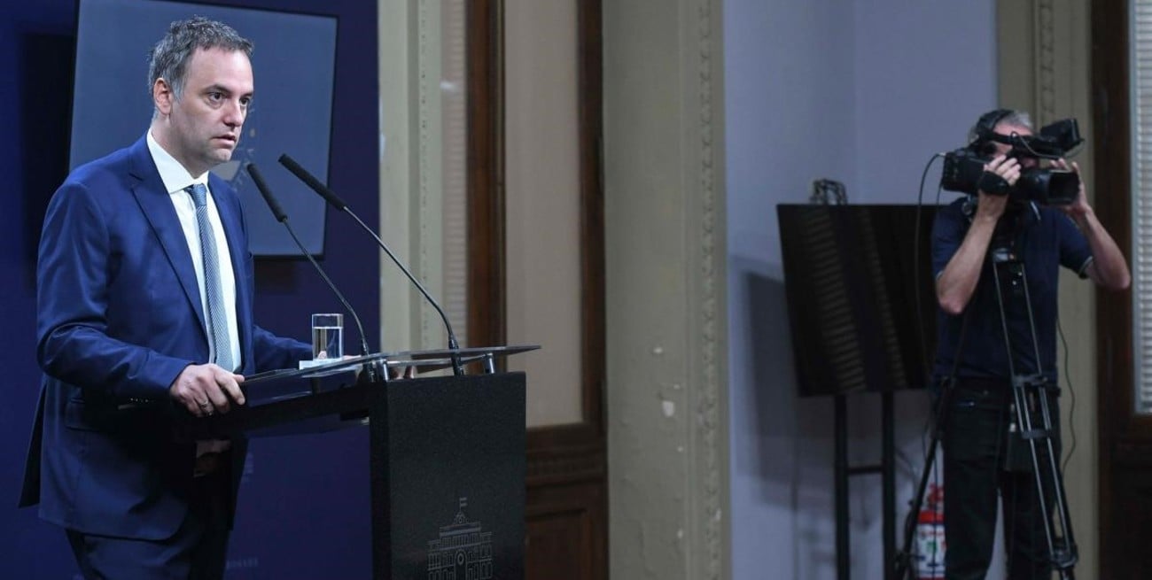 El vocero presidencial recalcó la importancia que se apruebe "lo antes posible y por el bien de todos" el proyecto de ley "Bases". Crédito: Télam.