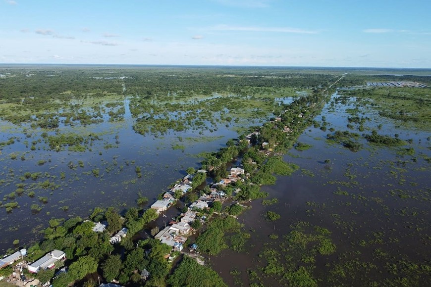 El barrio La Cortada es uno de los más afectados de Reconquista. Crédito: Norte24