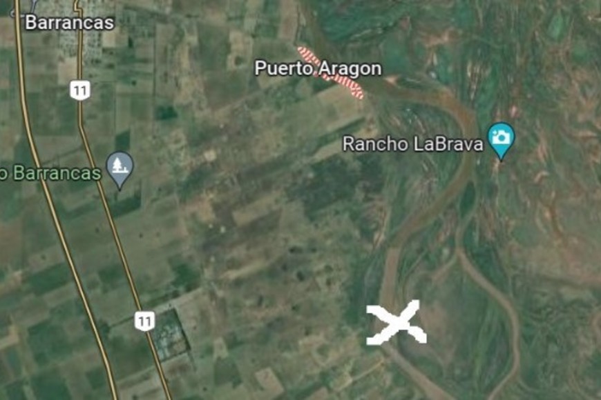 Bañado en el río Coronda