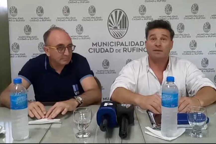 Fabio Sánchez junto a Abel Natalio Lattanzi.