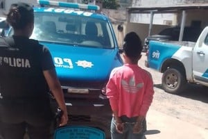 La mujer de 28 años detenida por la policía de Coronda. Crédito: Unidad Regional XV San Jerónimo.