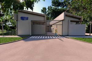 La obra que tiene un plazo de ejecución de 24 meses, estará emplazada en calles 1° de Mayo y Llerena. Crédito: Render EPE