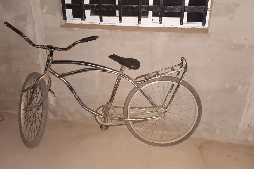 La bicicleta que había sido robada.