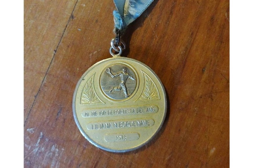 La medalla que la Confederación Argentina de Deportes le otorgó el 26 de diciembre de 1973 a Bordenabe.