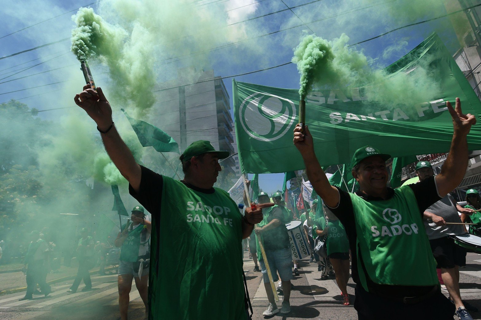 Primer paro general contra el gobierno nacional del Presidente Javier Milei